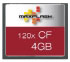 Maxflash Compact Flash Card 4 GB (CF4G120M-R)